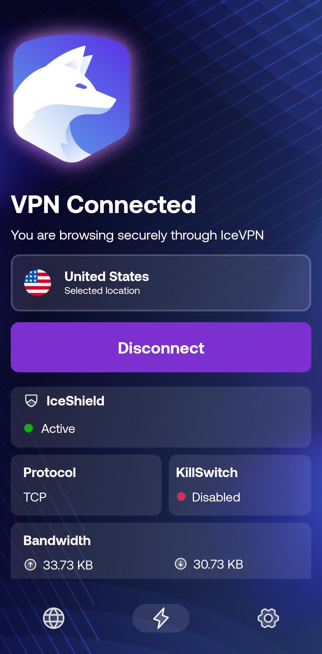VPN Mobile App — screen 4 of 5